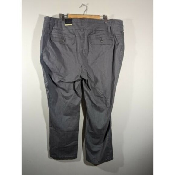 NEW Lane Bryant Grey Straight Leg Pants Women's Plus Size 26 - Picture 2 of 7